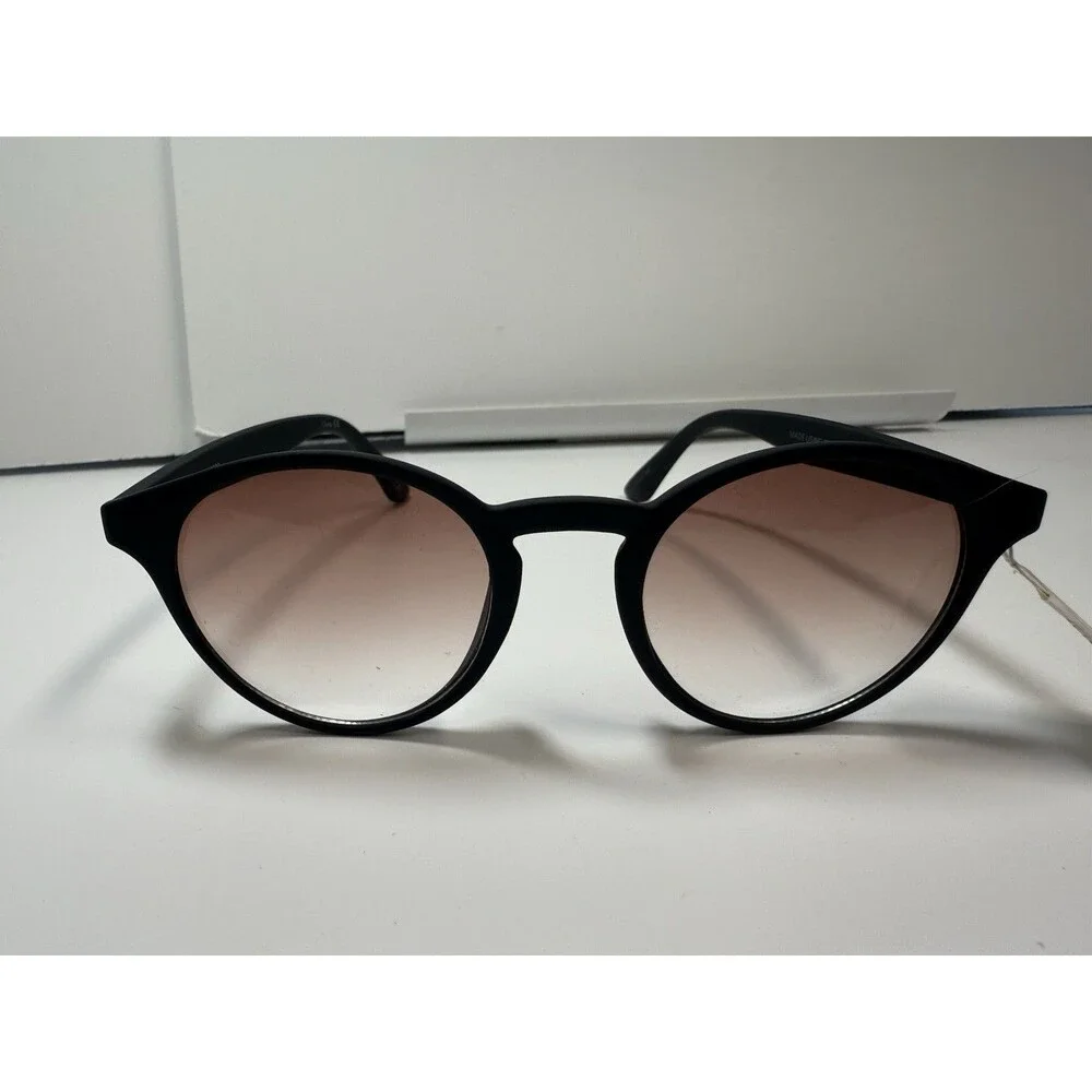 AIRE ATOM Black Rubber Unisex Sunglasses New (Sm Scratch)